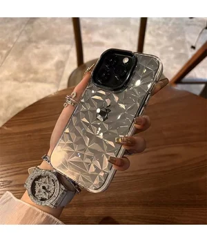 Силиконовый чехол "Crystal Diamond" для iPhone 14 Pro Белый Силиконовый чехол "Crystal Diamond" для iPhone 14 Pro Белый