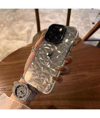 Силіконовий чохол "Crystal Diamond" для iPhone 14 Pro Max Білий