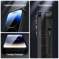 Противоударный чехол "Hybrid Rugged Armor" для iPhone 13 Pro Max Черный