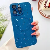 Силиконовый чехол "Silicone Dotted" with MagSafe для Apple iPhone 15 Pro Max Синий