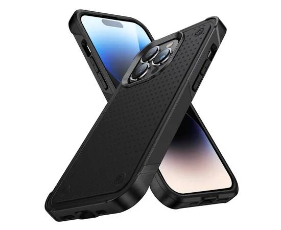 Протиударний чохол "Hybrid Rugged Armor" для iPhone 13 Pro Max Чорний