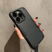 Противоударный чехол "Translucent Armor" для iPhone 12 Pro Max Черный