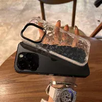 Силиконовый чехол "Crystal Diamond" для iPhone 14 Pro Max Белый