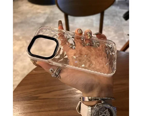 Силіконовий чохол "Crystal Diamond" для iPhone 13 Pro Max Білий