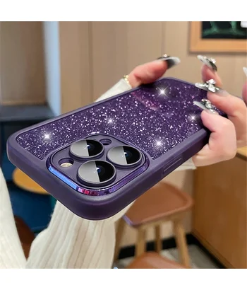 Силіконовий чохол "Bling Plating" для iPhone 14 Pro Фіолетовий Силіконовий чохол "Bling Plating" для iPhone 14 Pro Фіолетовий