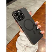 Пластиковий чохол "Luxury Ultra Thin Matte" with MagSafe для Apple iPhone 13 Pro Max Чорний