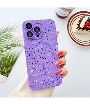 Силиконовый чехол "Silicone Dotted" with MagSafe для Apple iPhone 15 Pro Фиолетовый