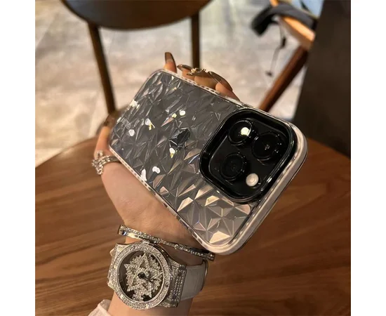 Силіконовий чохол "Crystal Diamond" для iPhone 13 Pro Max Білий