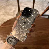 Силиконовый чехол "Crystal Diamond" для iPhone 14 Pro Max Белый