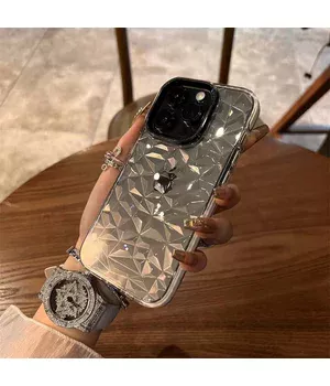 Силиконовый чехол "Crystal Diamond" для iPhone 14 Pro Белый Силиконовый чехол "Crystal Diamond" для iPhone 14 Pro Белый