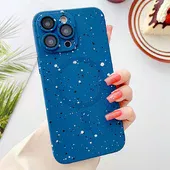 Силіконовий чохол "Silicone Dotted" with MagSafe для Apple iPhone 15 Pro Max Синій