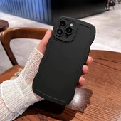 Силиконовый чехол "Candy Wavy" для Apple iPhone 14 Pro Черный