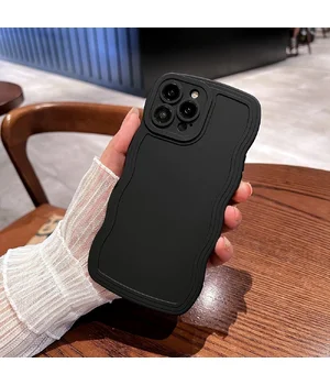 Силиконовый чехол "Candy Wavy" для Apple iPhone 11 Pro Черный Силиконовый чехол "Candy Wavy" для Apple iPhone 11 Pro Черный