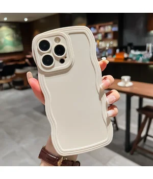 Силіконовий чохол Candy Wavy для Apple iPhone 14 Pro Max Білий