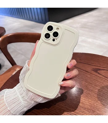 Силіконовий чохол "Candy Wavy" для Apple iPhone 15 Pro Білий