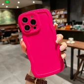 Силиконовый чехол "Candy Wavy" для Apple iPhone 14 Pro Max Розовый