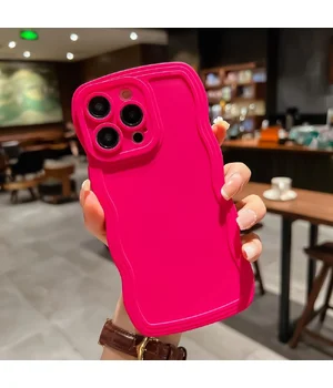 Силіконовий чохол "Candy Wavy" для Apple iPhone 14 Pro Рожевий