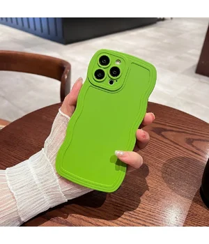 Силіконовий чохол "Candy Wavy" для Apple iPhone 14 Pro Зелений