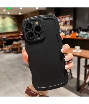 Силіконовий чохол "Candy Wavy" для Apple iPhone 15 Pro Max Чорний