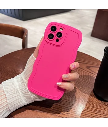 Силіконовий чохол "Candy Wavy" для Apple iPhone 14 Pro Max Рожевий Силіконовий чохол "Candy Wavy" для Apple iPhone 14 Pro Max Рожевий