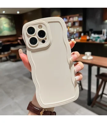 Силіконовий чохол "Candy Wavy" для Apple iPhone 15 Pro Білий