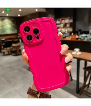 Силиконовый чехол "Candy Wavy" для Apple iPhone 14 Pro Розовый Силиконовый чехол "Candy Wavy" для Apple iPhone 14 Pro Розовый