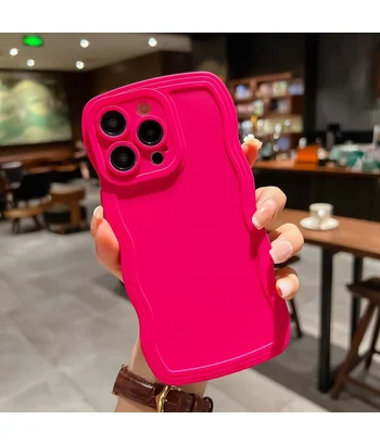 Силіконовий чохол "Candy Wavy" для Apple iPhone 14 Pro Max Рожевий