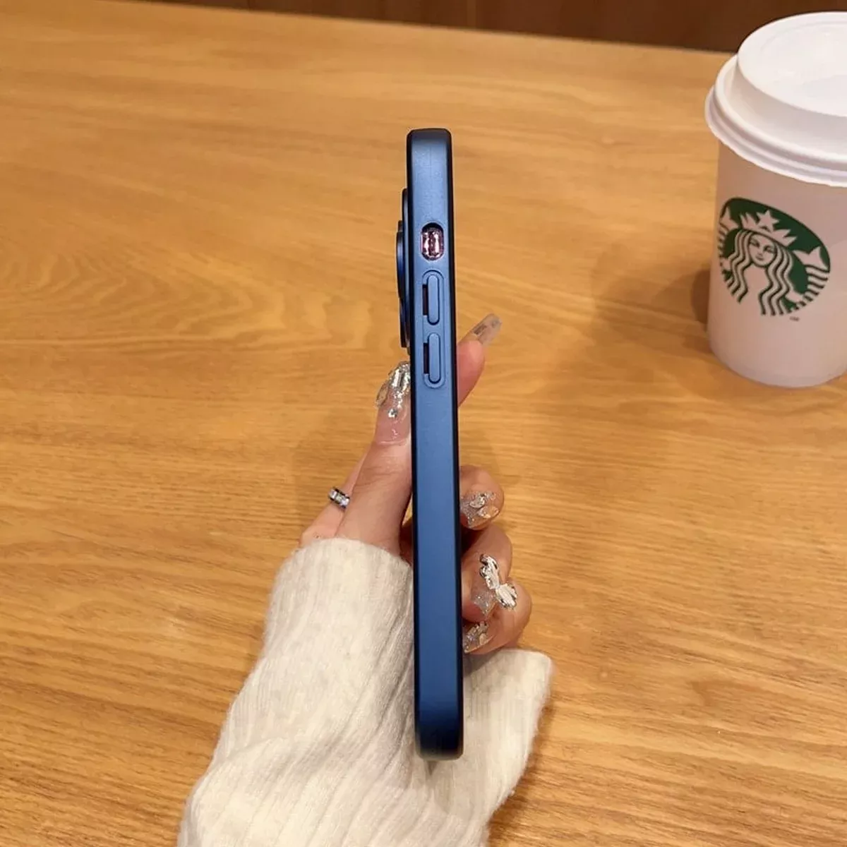 Силиконовый чехол "Luxury Matte" with MagSafe для Apple iPhone 13 Pro Синий