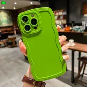 Силиконовый чехол "Candy Wavy" для Apple iPhone 11 Pro Max Зеленый