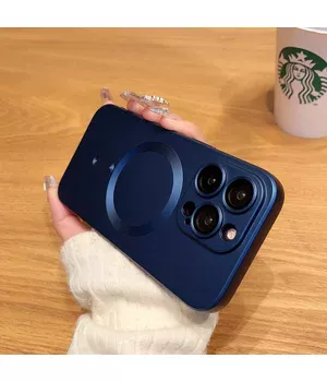 Силиконовый чехол "Luxury Matte" with MagSafe для Apple iPhone 13 Pro Синий Силиконовый чехол "Luxury Matte" with MagSafe для Apple iPhone 13 Pro Синий