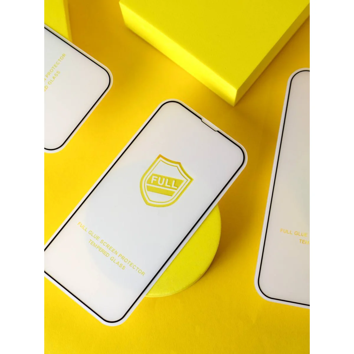 Защитное стекло "iPAKY" 9H Full Glue для Apple iPhone 14 Pro Max Черный