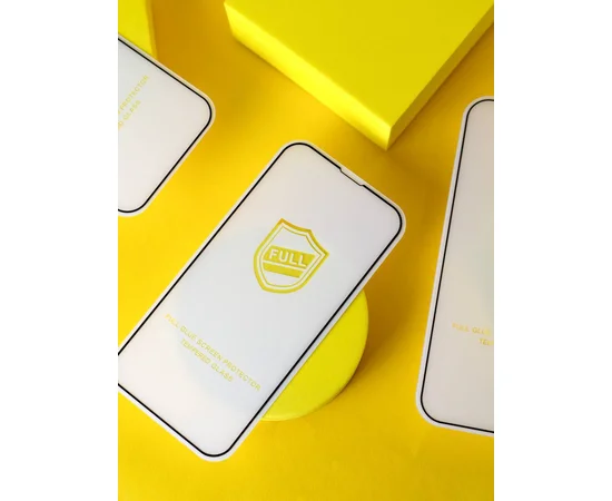 Захисне скло "iPAKY" 9H Full Glue для Apple iPhone 14 Pro Max Чорний