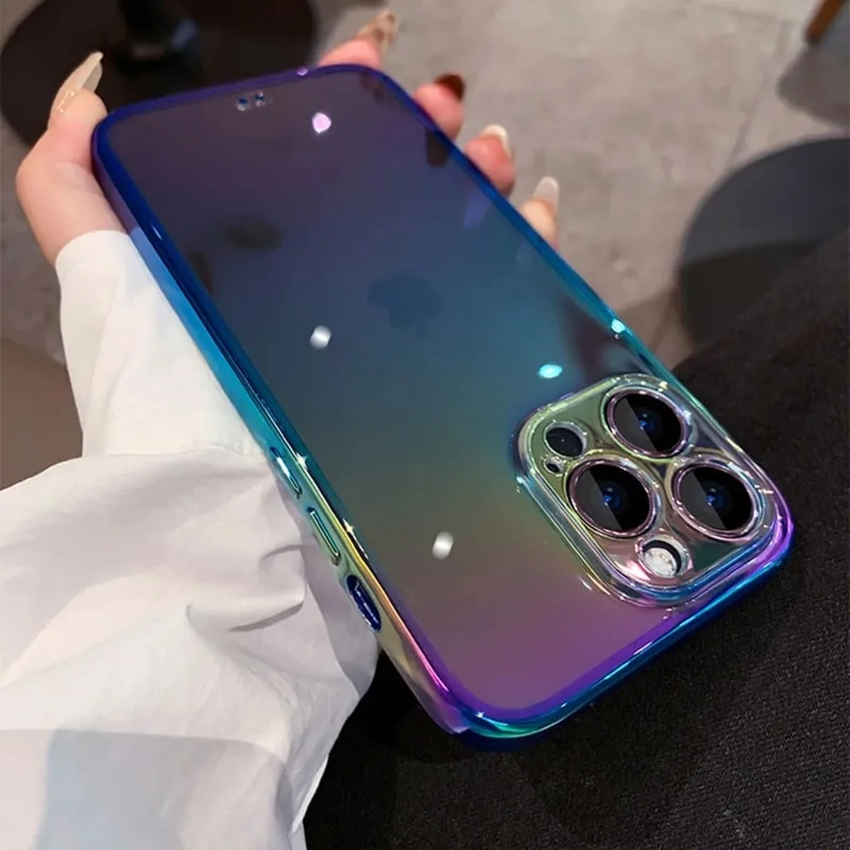 Силиконовый чехол "Laser Gradient" для iPhone 11 Pro Max Темный