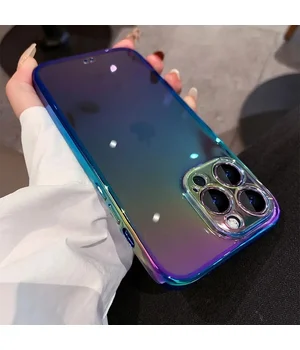 Силиконовый чехол "Laser Gradient" для iPhone 11 Pro Max Темный