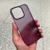 Пластиковый чехол "Ultra Thin Matte" для iPhone 15 Pro Max Фиолетовый