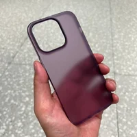 Пластиковый чехол "Ultra Thin Matte" для iPhone 15 Pro Max Фиолетовый