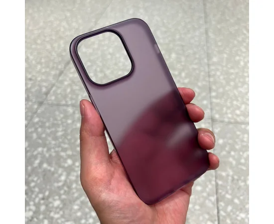 Пластиковый чехол "Ultra Thin Matte" для iPhone 15 Pro Max Фиолетовый