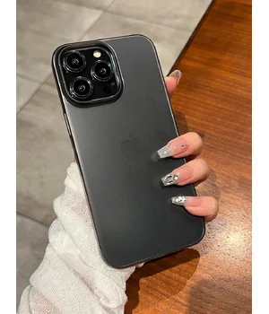 Пластиковый чехол "Ultra Thin Matte" для iPhone 16 Pro Черный