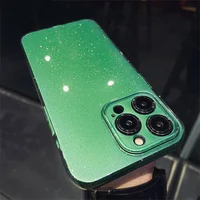 Силіконовий чохол "Bling color" для Apple iPhone 14 Pro Зелений