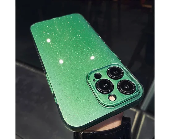 Силиконовый чехол "Bling color" для Apple iPhone 14 Pro Max Зеленый