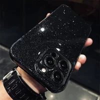 Силиконовый чехол "Bling color" для Apple iPhone 15 Pro Черный