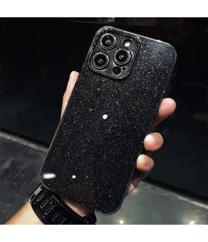 Силіконовий чохол "Bling color" для Apple iPhone 14 Pro Max Чорний