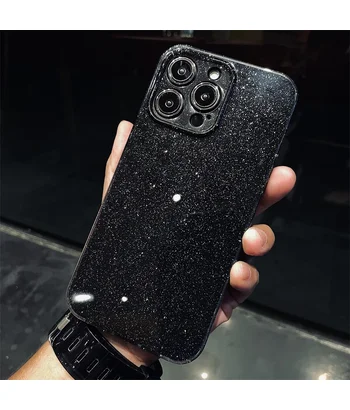 Силіконовий чохол "Bling color" для Apple iPhone 15 Pro Чорний