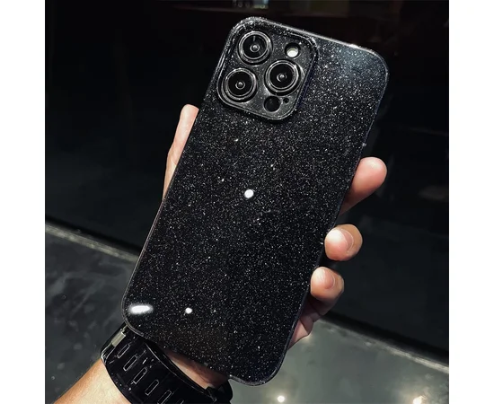 Силіконовий чохол "Bling color" для Apple iPhone 15 Pro Max Чорний