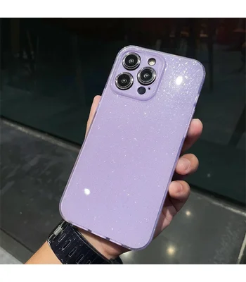 Силіконовий чохол "Bling color" для Apple iPhone 13 Pro Max Фіолетовий