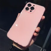 Силиконовый чехол "Bling color" для Apple iPhone 14 Pro Max Розовый