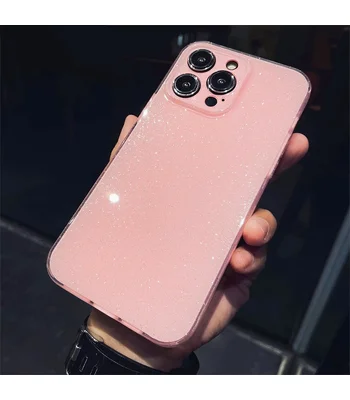 Силиконовый чехол "Bling color" для Apple iPhone 15 Pro Max Розовый