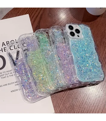 Силіконовий чохол "Bling Cute Wave" для Apple iPhone 14 Pro Max Рожевий