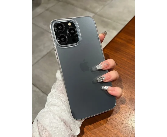 Пластиковый чехол "Ultra Thin Matte" для iPhone 15 Pro Max Белый