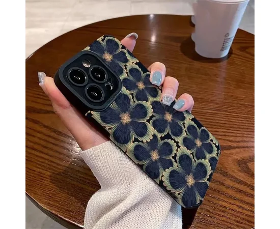 Силиконовый чехол "Cute Style" Flowers для Apple iPhone 14 Pro Max